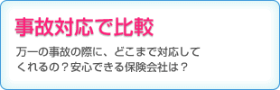 事故対応で比較